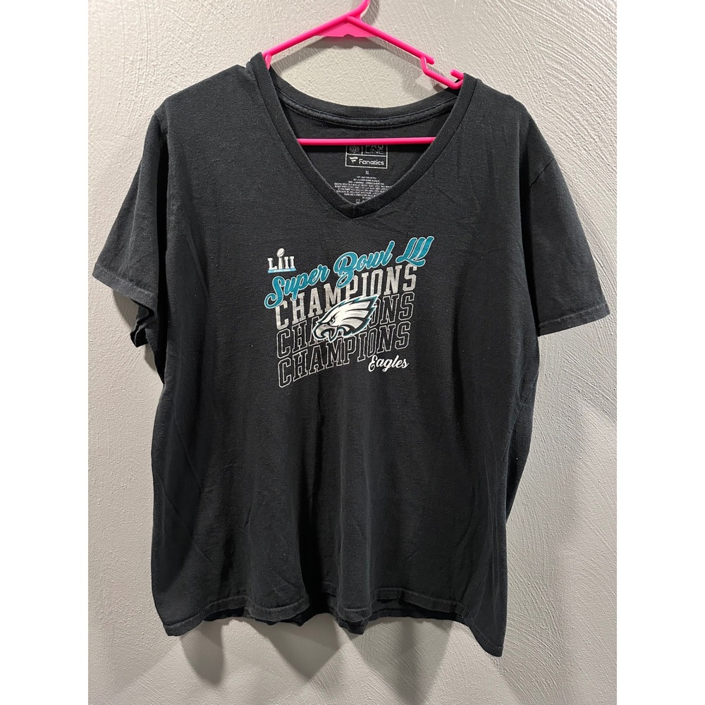 NFL Pro Line Fanatics Philadelphia Eagles Super Bowl LII Champions T-Shirt XL